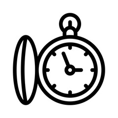 Pocket Watch line icon