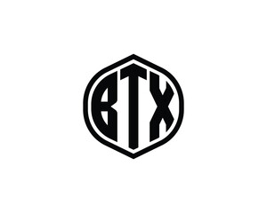 BTX logo design vector template. BTX