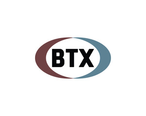 BTX logo design vector template. BTX