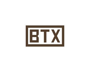 BTX logo design vector template. BTX