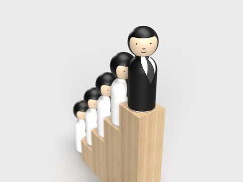 Leadership and Team Progression on Staircase Concept