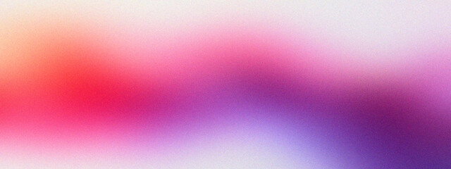 Trendy colorful abstract grainy background. Light bright mash gradient. Vivid colors noise texture on dark grainy background: a vibrant color gradient of pink, yellow, magenta and purple, abstract