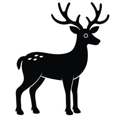 Christmas Reindeer Vector Art.