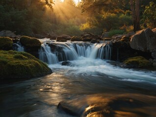 waterfall in the forest