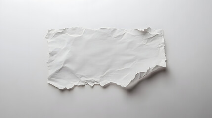 Obraz premium Textured White Paper Angled on White Surface - A Minimalist's Canvas for Visual Ideas