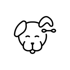 Grooming services types. Washing And Drying Dog. Ear cleaning concept icon. Dog care instructions. Grooming tool isolated on white