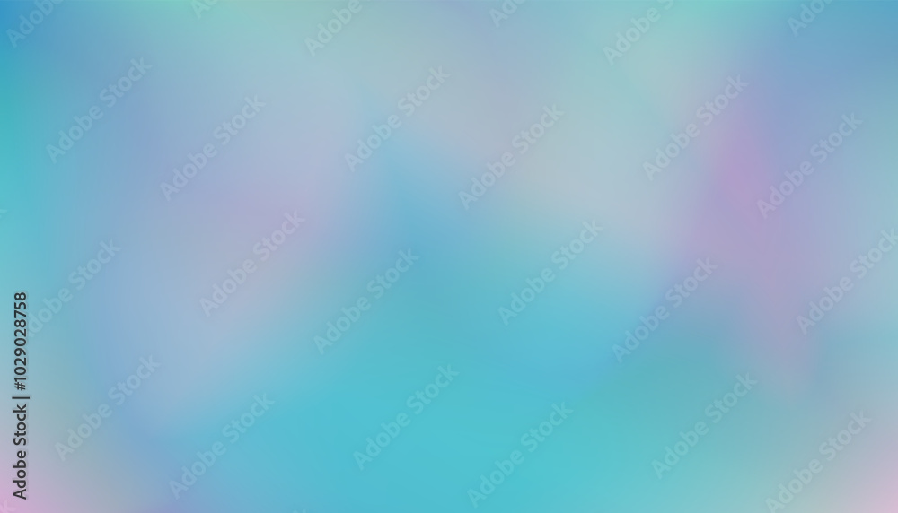 Poster Background Gradient Pastel Color. Abstract Pattern Blue Sky,Soft Green,Pink.Vector Blurred light fuzz with smooth mesh shapes for Fashion Backdrop, illustration dynamic fluid in neon light