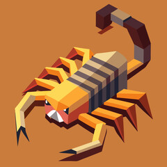 scorpion-isometric-illustrations