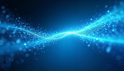 Naklejka premium Futuristic Glowing Line Abstract Background