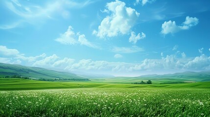 Obraz premium Elegant Landscape Background Image - a captivating and refined visual. The elegant landscape creates a charming and sophisticated scene.