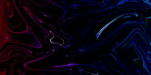 Red and white paint mixing background. Pink Acrylic Pour Color Liquid marble abstract surfaces Design. Abstract background pattern and texture of swirling pink ink.	
