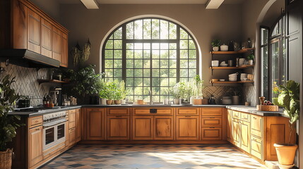 Serene Space with a Modern and Timeless Kitchen Design