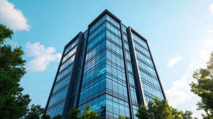 Obraz premium A data-driven vision of modern architecture