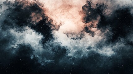 Celestial Dreams, an enchanting display of abstract cosmic patterns set against starry dark backgrounds, immersing viewers in a mesmerizing space experience