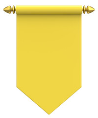 3D illustration of Pennant Flag.