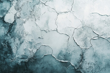 blue distressed cracked stucco texture, plaster wall, background with copy space