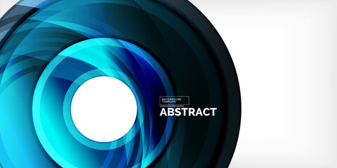 Circles, round elements, ring shapes premium background. Vector Illustration For Wallpaper, Banner, Background, Card, Book Illustration, landing page