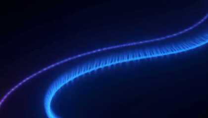 Fototapeta premium Futuristic Glowing Line Abstract Background