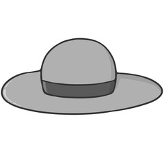 gray hat icon