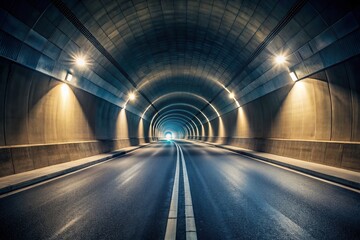 Minimalist Road Tunnel Photography for Tranquil Journeys and Urban Exploration
