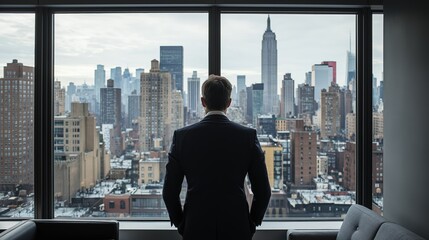 Fototapeta premium Silent View from the High-Rise