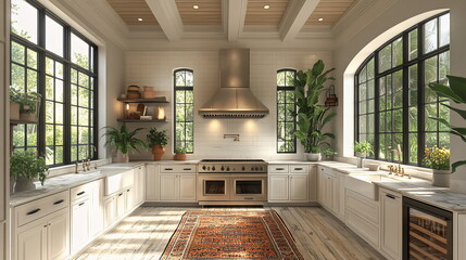 Serene Space with a Modern and Timeless Kitchen Design