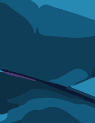 abstract background with untidy waves Illustration