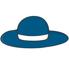 navy blue hat icon