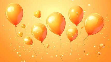 Obraz premium Colorful Balloons for Festive Celebration and Decor 