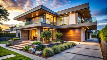 Modern House Fronts: Stylish Candid Photography of Contemporary Homes