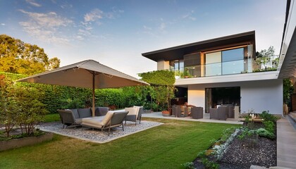 Moderne Architektur Haus Villa Luxus Resort