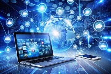 laptop with network