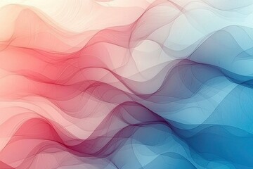 Fototapeta premium Abstract Wavy Pattern in Pink, Purple, and Blue Hues