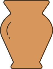 Ceramic Vase Illustration
