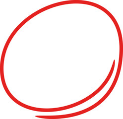 Red Ink Circle Marker