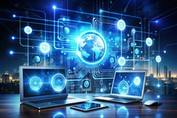 Obraz premium computer technology