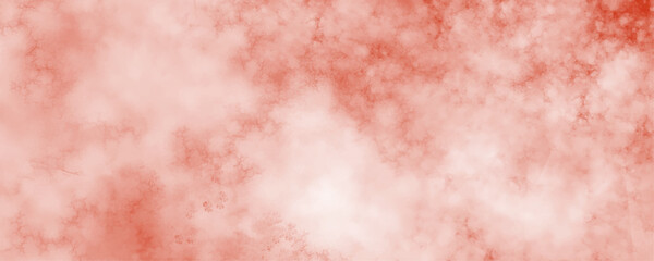 Fototapeta premium Splash peach acrylic colorful background art design. Abstract peach and magenta color shades gradient illustration. Peach background with space. Fantasy smooth light design. Peach color light ink.