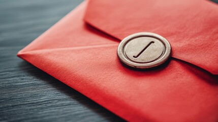 A secure envelope with a bold security seal, representing whistleblower protection and business confidentiality in corporate settings