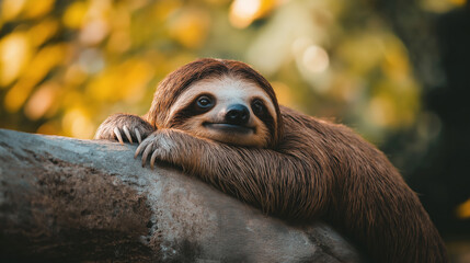 Naklejka premium Sloth Animal Photography