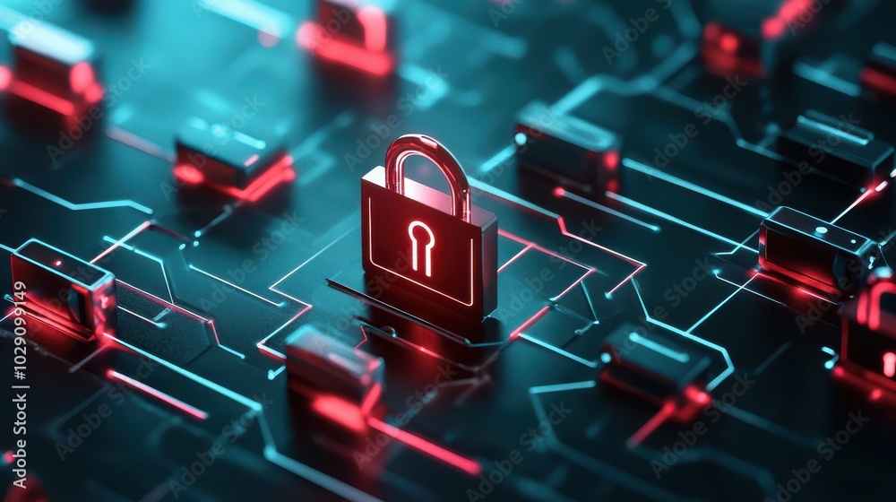 Poster secure your digital world with innovative technology