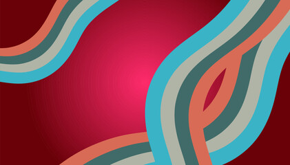 Background with color lines. Different shades and thickness. Abstract pattern.