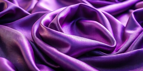 Fototapeta premium Luxurious Rich Violet Fabric Texture in Wide Digital Format for Interior Design and Fashion Applications