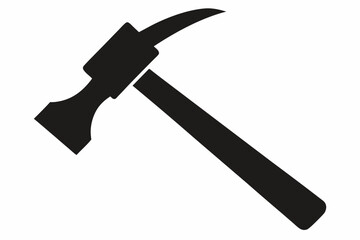 

Hammer Tool Silhouette, Hammer Construction Tool Symbol Vector