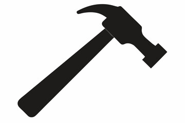 

Hammer Tool Silhouette, Hammer Construction Tool Symbol Vector