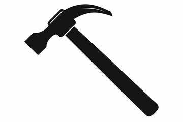 

Hammer Tool Silhouette, Hammer Construction Tool Symbol Vector