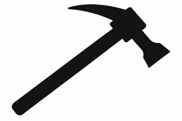 

Hammer Tool Silhouette, Hammer Construction Tool Symbol Vector