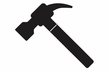 

Hammer Tool Silhouette, Hammer Construction Tool Symbol Vector