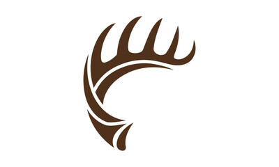 Obraz premium deer antler logo 