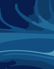 abstract background with untidy waves Illustration