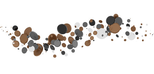 Confetti, paper triangle on the floor, fancy, colorful, celebration party